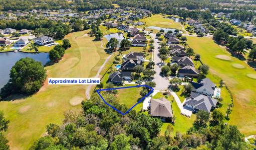 Aerial perspective of suburban area featuring a go
