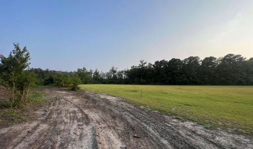 View of street with a wooded view and a view of ru