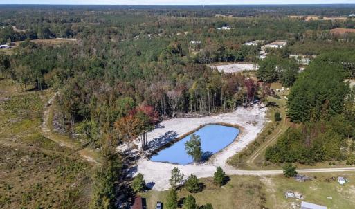Aerial overview of property's location with a near