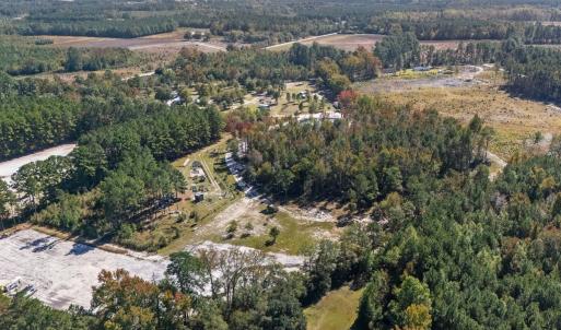 Aerial overview of property's location featuring a