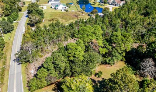 Drone / aerial view of a large body of water