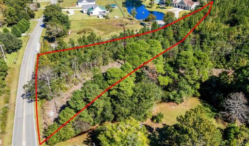 View of property location with property parcel out