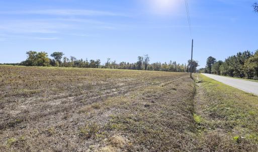 View of asphalt street with a view of countryside