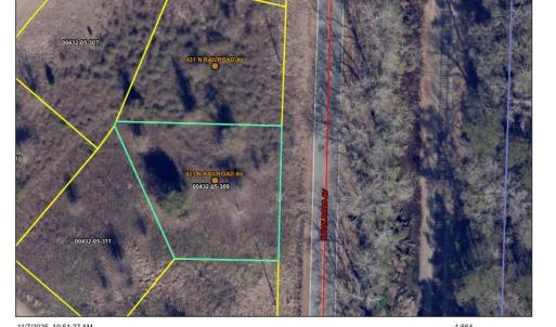 Map of property location with property boundaries