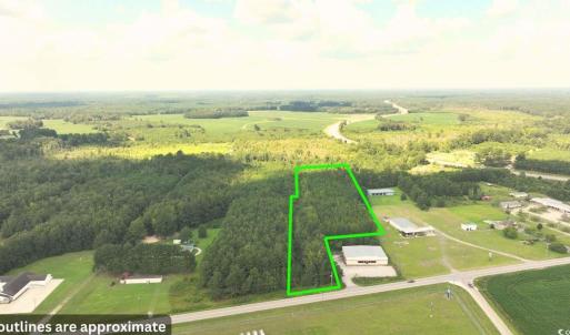 Overview of rural landscape featuring property par