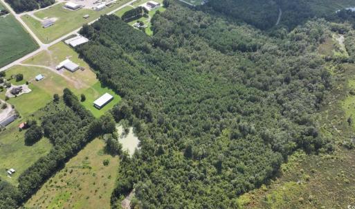Aerial view of property and surrounding area featu