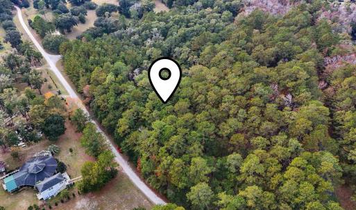 Aerial overview of property's location