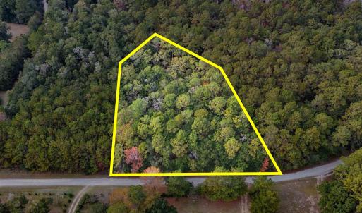 Aerial overview of property's location with proper