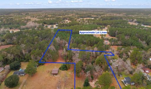 Aerial overview of property's location with proper