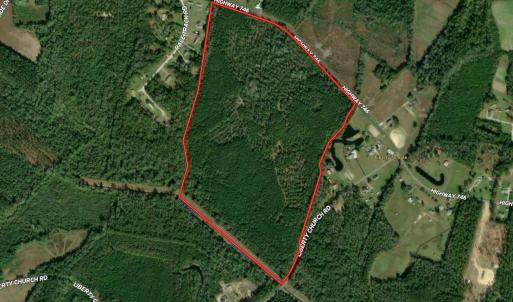 Map / location featuring property parcel outlined