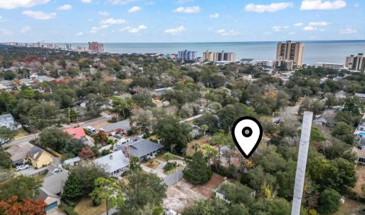 View of urban area with a nearby body of water