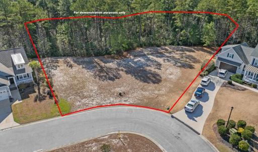 Aerial view of property's location featuring prope