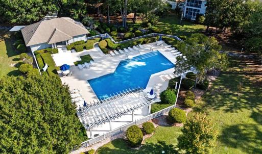 Bird's eye view of a pool