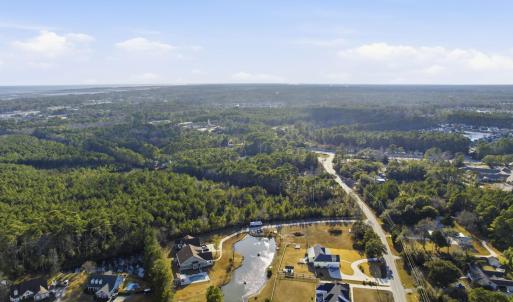 Aerial overview of property's location featuring a