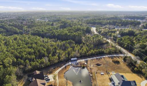 Aerial view of property's location