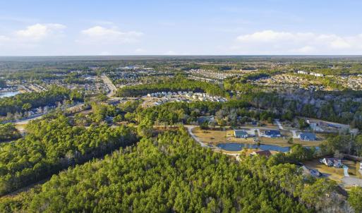 Aerial overview of property's location