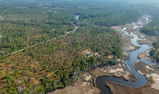 View of property location featuring a large body o