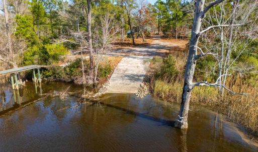 Dock with a water view