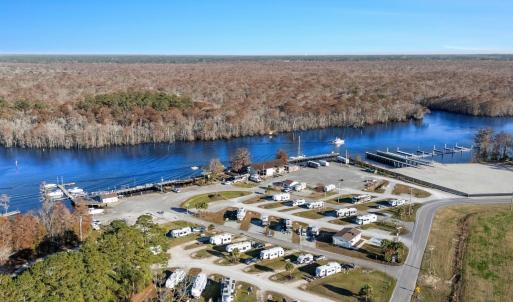 Aerial view of property's location featuring a for