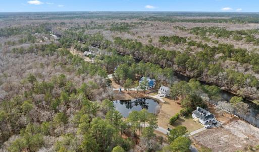 Aerial overview of property's location featuring a