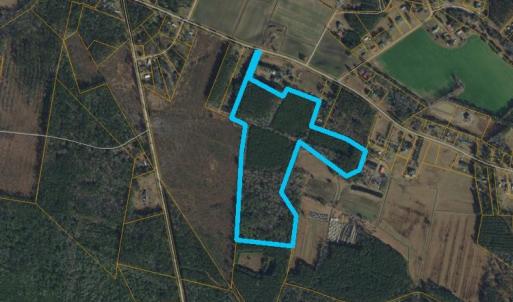 Aerial overview of property's location