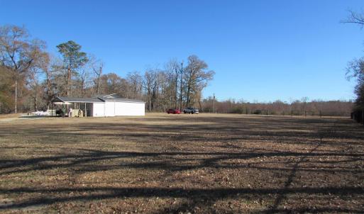 View from inside the fence and towards the river a