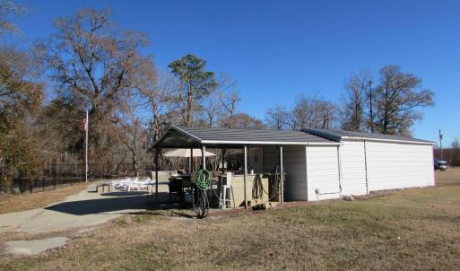 View of the building and outside kitchen