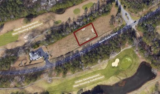 Aerial overview of property's location with proper