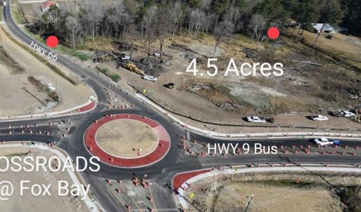 Aerial view of property's location