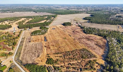Aerial overview of property's location with large