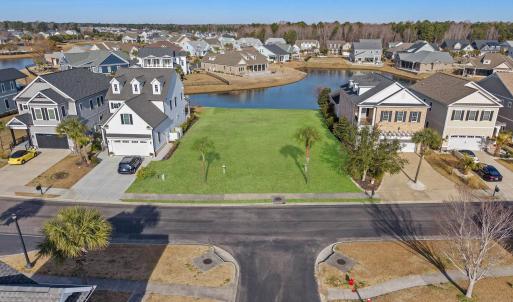 Aerial perspective of suburban area featuring a la