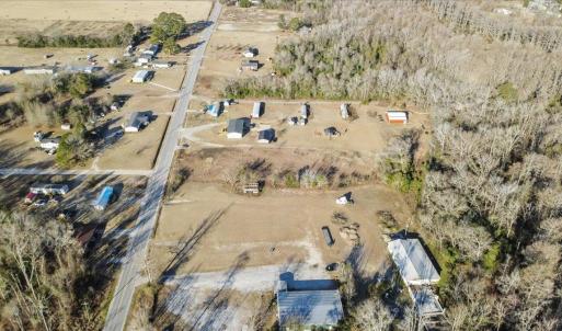 Aerial overview of property's location with rural