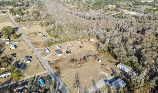 Aerial view of property's location featuring a hea