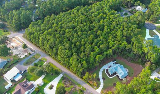 View of property location with a forest