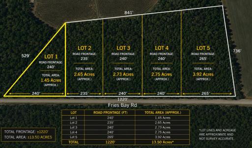 Photo #1 of LOT1 Fries Bay Rd., Loris, SC 1.5 acres