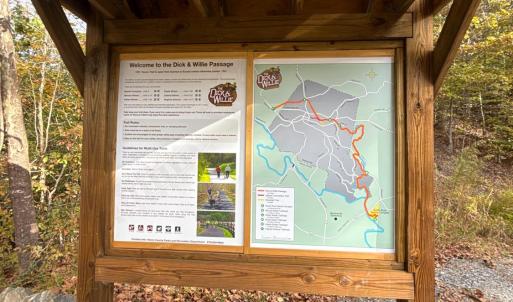 The Dick & Willie Passage is to located just south of tract.