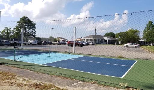 Pickle Ball Courts, Tennis Courts in the back