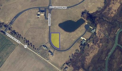 Lot 20 Ocean View highlighted, Lot 20 has a clear view of the lake front