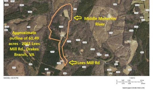 Photo #2 of Lees Mill Road, Drakes Branch, VA 61.5 acres