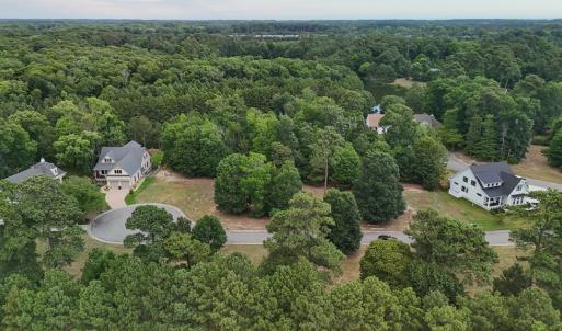 Aerial view looking north