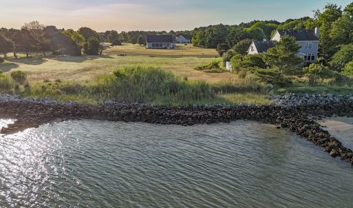 Aerial view from the water