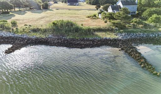 Aerial view from the water