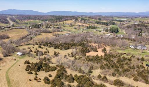 In 2023 a great deal more land was cleared to provide more open space and provide beautiful views of the Blue Ridge Mountains. These improvements are not reflected in these drone shots.