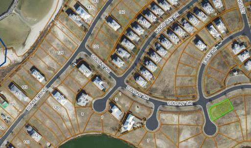 Beach access directly down the street from the lot