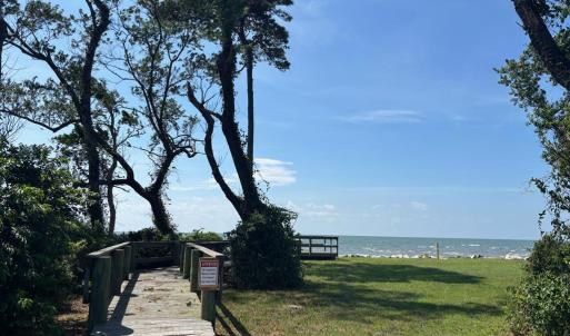 Private Community Sandy Beach at high tide