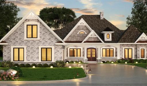 This is an example of the House Plan that is approved for affluent Crown Ridge Estates. As of 2024 the value of the home being built and the one starting construction soon is $1,000,000 to $1,300,000. Purchasers should anticipate to spend 1M turn key.