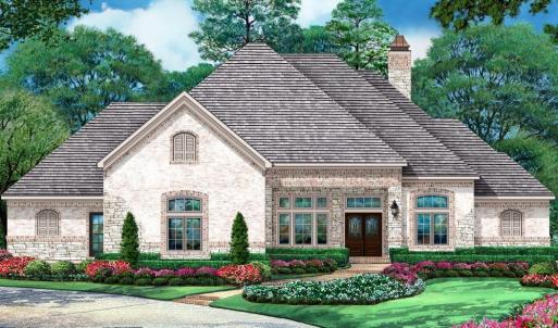 This is an example of the House Plan that is approved for affluent Crown Ridge Estates. As of 2024 the value of the home being built and the one starting construction soon is $1,000,000 to $1,300,000. Purchasers should anticipate to spend 1M turn key.