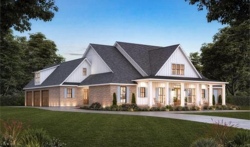 This is an example of the House Plan that is approved for affluent Crown Ridge Estates. As of 2024 the value of the home being built and the one starting construction soon is $1,000,000 to $1,300,000. Purchasers should anticipate to spend 1M turn key.