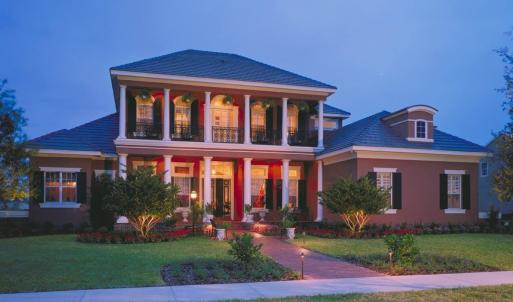 This is an example of the House Plan that is approved for affluent Crown Ridge Estates. As of 2024 the value of the home being built and the one starting construction soon is $1,000,000 to $1,300,000. Purchasers should anticipate to spend 1M turn key.