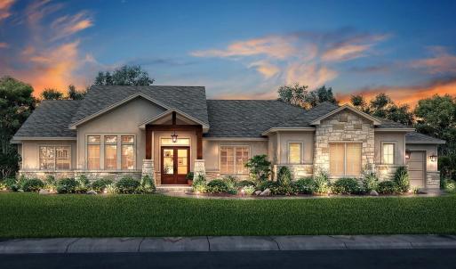 This is an example of the House Plan that is approved for affluent Crown Ridge Estates. As of 2024 the value of the home being built and the one starting construction soon is $1,000,000 to $1,300,000. Purchasers should anticipate to spend 1M turn key.